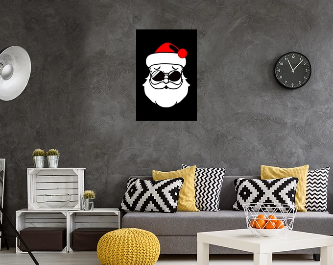 Père Noël Avec Des Lunettes De Soleil – Image 9