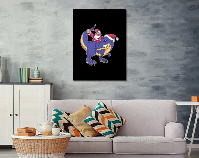 Père Noël équitation Dino Rex Cadeau De – Image 9