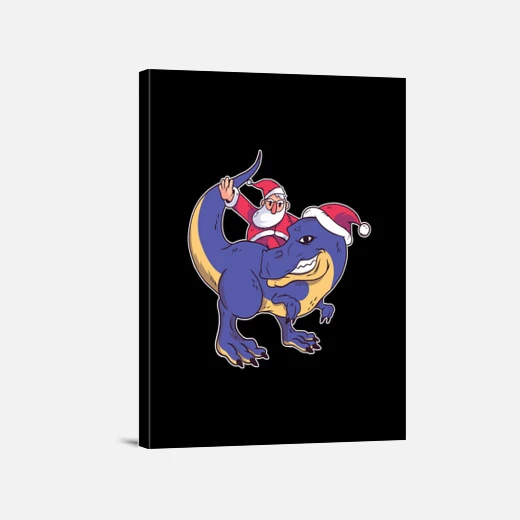 Père Noël équitation Dino Rex Cadeau De – Image 2