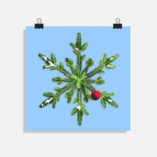 Pin Enneigé Flocon De Neige Noël – Image 5