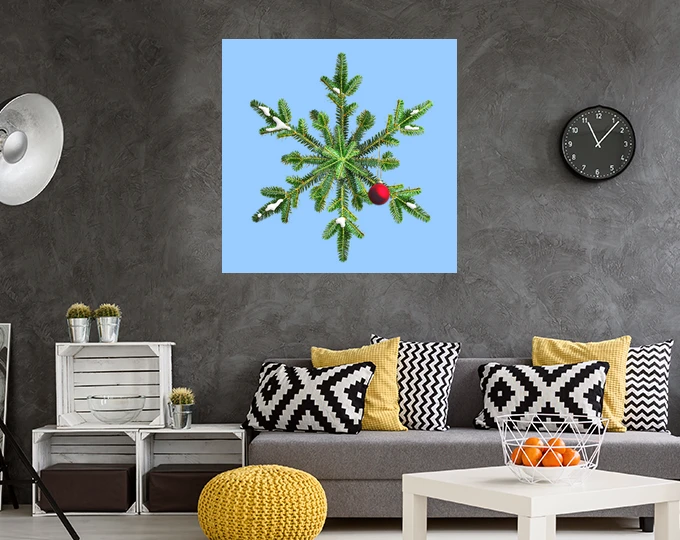 Pin Enneigé Flocon De Neige Noël – Image 9