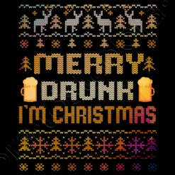 Pull De Noël Laid Joyeux Ivre