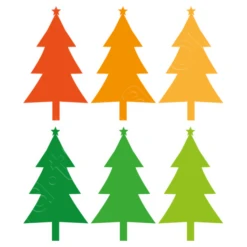 Sapins De Noël Colorés