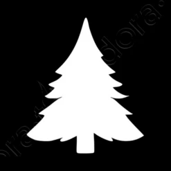 Silhouette D39arbre De Noël Fade