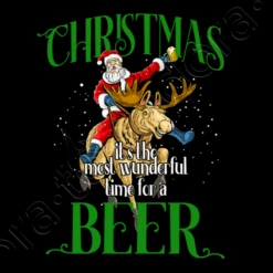 Temps De Noël Moche Pour La Bière Père