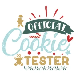 Testeur De Cookies Officiel Vacances De Noël Mignonnes