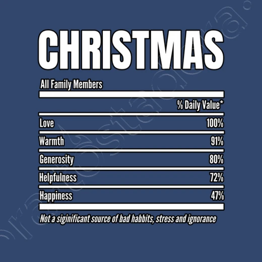 Valeur Nutritive De Noël Humour Noël – Image 10