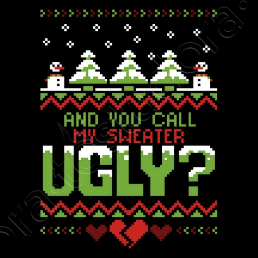 You C All Me Ugly - Noël Ugly Sw Eat Er – Image 7