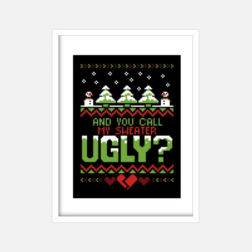 You C All Me Ugly - Noël Ugly Sw Eat Er – Image 20